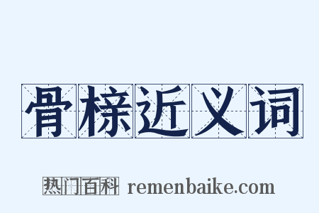骨榇近义词是什么意思的图片